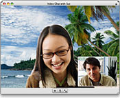 iChat Video window